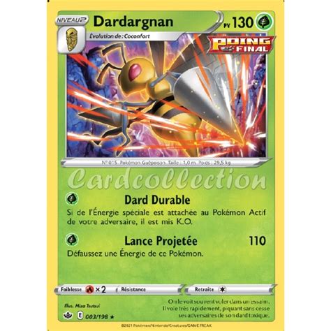 Dardargnan 3/198 PV130 Carte Pokémon™ rare holo Neuve VF