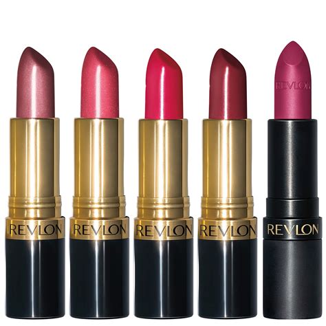 Buy Revlon Super Lustrous Lipstick 5 Piece Multi Finish Lipcolor T
