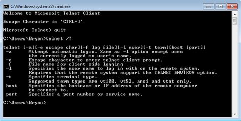 How To Enable Telnet Command On Windows 7 And Vista