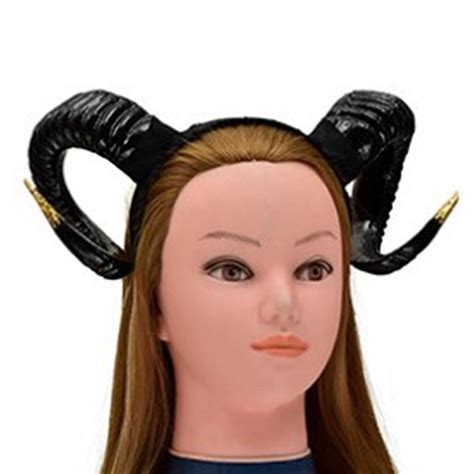 Artificial Goat Horn Girls Fashion Hair Band Headband Hair Hoop Christmas