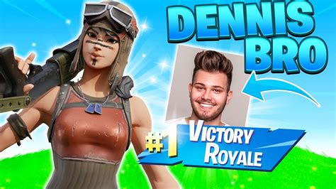 Ich Spiele Fortnite Mit Og Skins Und Treffe Dennis Bro Und Holen