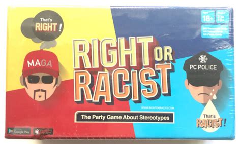 Right Or Racist Adult Party Game Hilarious Drinking Nsfw Game Gag T Sealed Ebay