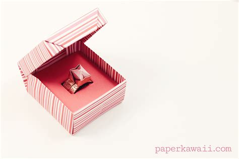 Origami Ring Box For Valentines Day Learn How To Fold A Cute Origami