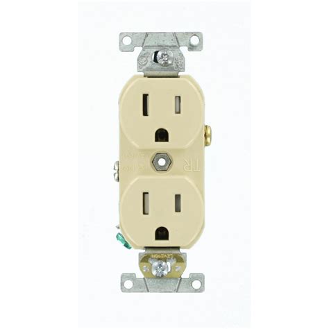 Leviton 15 Amp Commercial Grade Tamper Resistant Back Wired Self