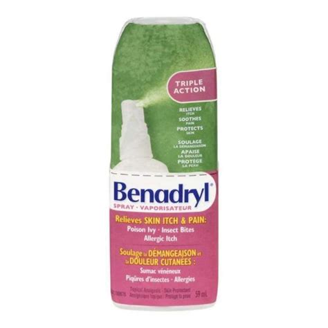 Benadryl Triple Action Itch Relief Spray Okanagan Pharmacy