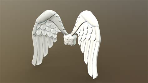Angel Wings 3d Model By Kyle Banford Kyool 24575f5 Sketchfab