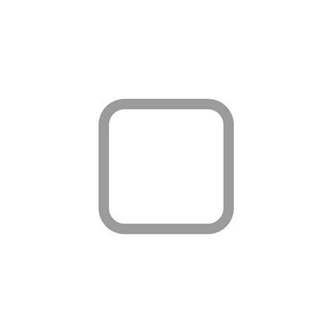 White Small Square Flat Icon Fluentui Emoji Flat Iconpack Microsoft