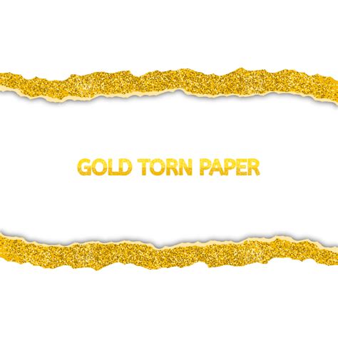 Shiny Gold Png Picture Beautiful Shiny Gold Color Torn Paper