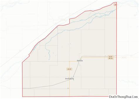 Map Of Polk County Nebraska