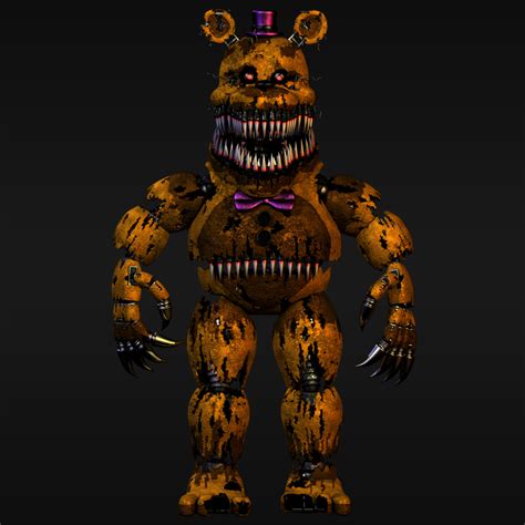 Image Nightmare Fredbear Render Number 1png Five Nights At Freddy