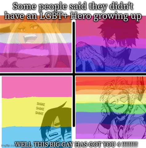 Here You Guys Go Some Pride Flag Mha Characters This Was For Fun None