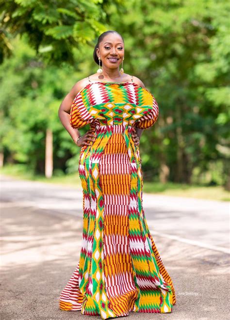 Gorgeous Kente Kente Styles African Print Fashion Dresses African Attire