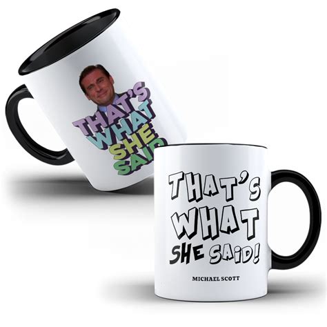 Caneca Personalizada That S What She Said Michael Scott The Office Shopee Brasil