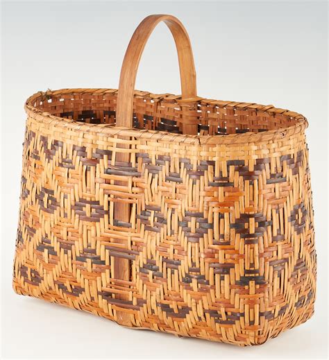 Lot 1103 Native American Cherokee Rivercane Basket Case Auctions