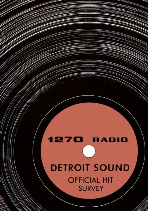 Wxyz Radio 1270 Detroit Sound Survey October 13 1964 Motor City