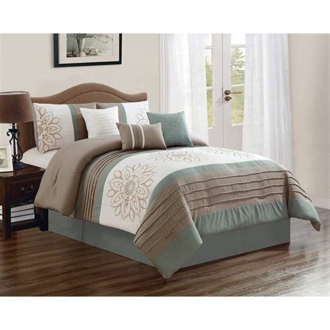 Dakota Fields Bedding Comforter Set Bed In A Bag 7 Piece Luxury