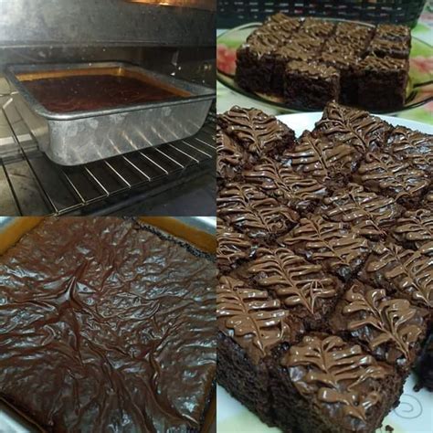 Resep ini uda terbukti tokcer banget. Resepi Brownies Moist Sukatan Cawan : Resepi Kek Brownies ...