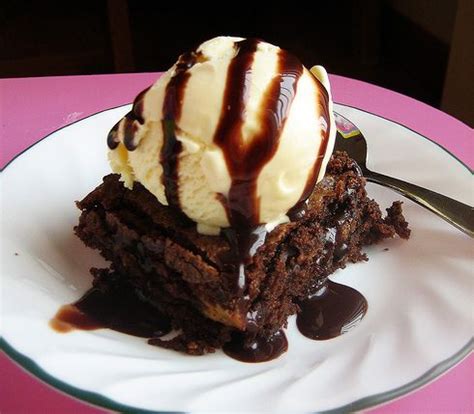Sizzling Brownie Dessert With Vanilla Ice Cream And Hot Chocolate Sauce Is So Tempting That You