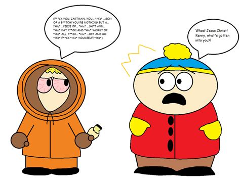 Request Drunk Kenny Swears At Cartman By Superawesomehamtaro On Deviantart