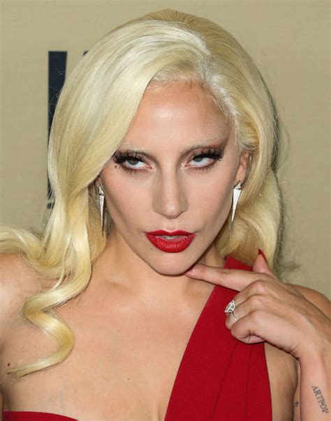 dlisted open post hosted by lady gaga posing for her life at the ahs hotel premiere
