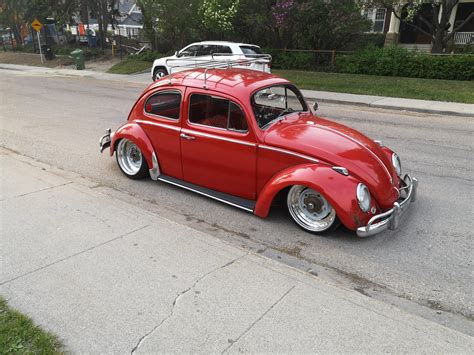 This Lowered Vw Beetle W Custom Wheels And Glitter Red Paint My Xxx