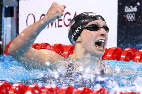 Katie Ledecky Wins Gold In 400 Meter Freestyle At The Rio Olympics Wsj