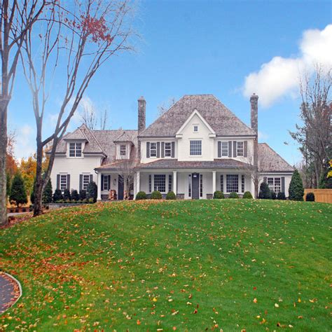 Colonial Spec House Greenwich Ct By Demotte Architects Colonial Style