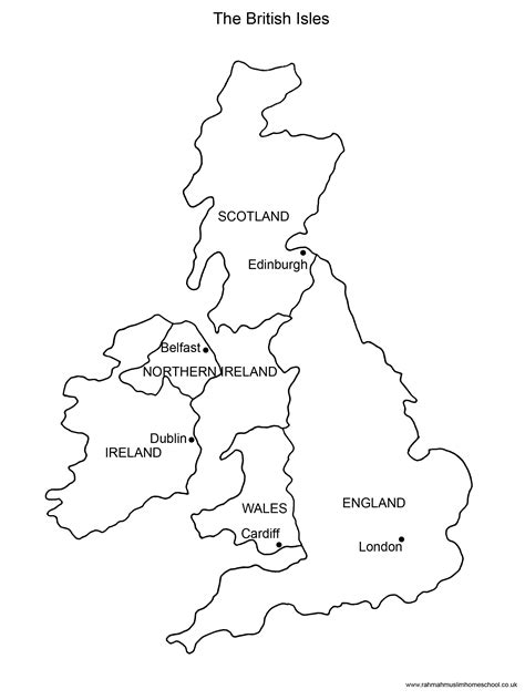 Geography The British Isles The Islamic Home Education Resources