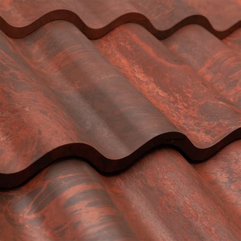 Synthetic Spanish Roof Tiles Composite Faux Barrel Tile Roofing