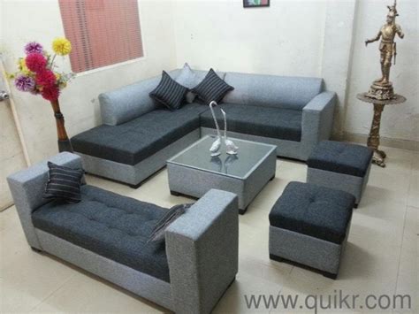 This center table embodies a living anthem of sophistication and exclusive design. lowest price 9 seated corner sofa set with center table 18999/- :|: Sofa Sets,Sectional,Fabric ...