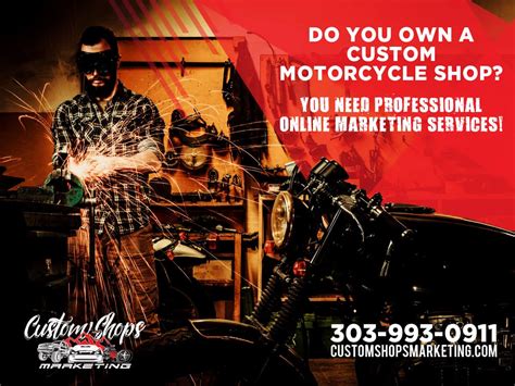 Online Marketing For Custom Motorcycle Shops Custom Shops Marketing
