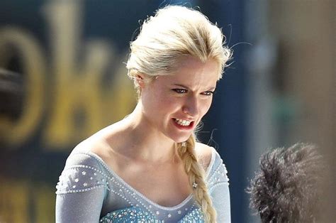 First Photos Of Georgina Haig As Elsa From Frozen On The Set Of Once