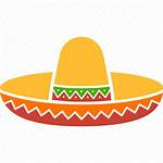 Sombrero Mexican Mayo Hat Cinco Clipart Icon