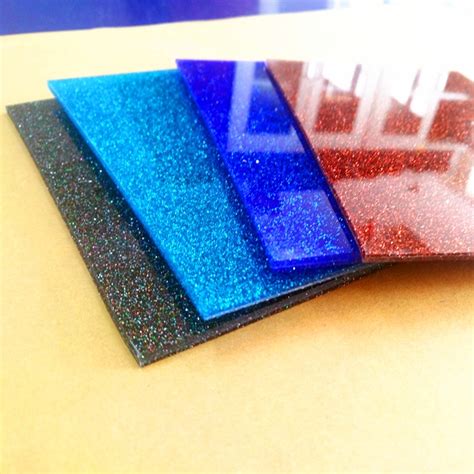 Supply 400x600mm Glitter Sparkle Acrylic Sheet For Wholesale Wholesale