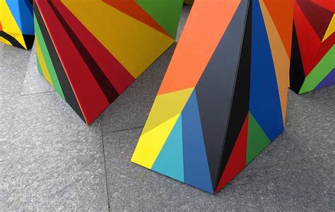 Colorful Optical Illusion Sculptures By Matt Moore