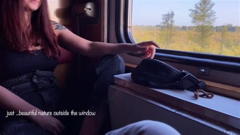 blowjob and sex on the train from a girl in the carriage with conversations leokleo xxx