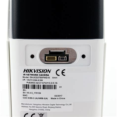Hikvision Ds 2cd2t55fwd I5 5mp Bullet Network Camera