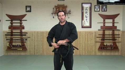 Katana 1 Sword How To Wear It Ninjutsu Online Instruction Ninja