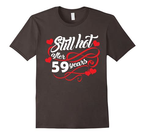 59th wedding anniversary t shirt for husband and wife 4lvs 4loveshirt