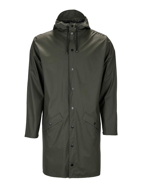 Essential Long Rain Jacket Rains Stylefav