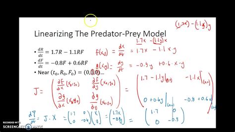 Linearizing Nonlinear Differential Equation Part 2 Of 3 Youtube