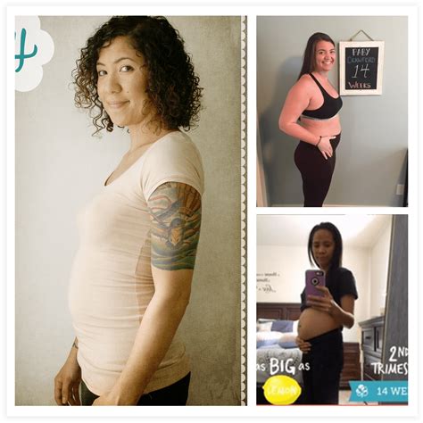 Pregnant Belly Stages Progression Photos And More Vlrengbr