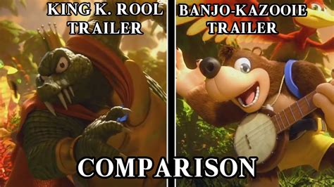 Banjo Kazooie And King K Rool Trailer Comparison Smash Ultimate