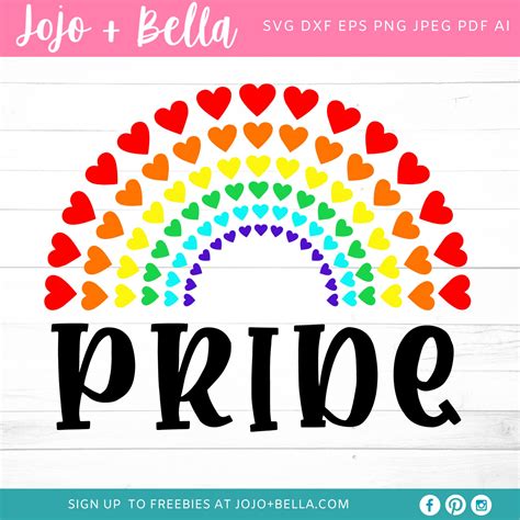 Pride Shirt Svg Sticker LGBT Svg Rainbow Pride Svg Pride Svg Cut Files