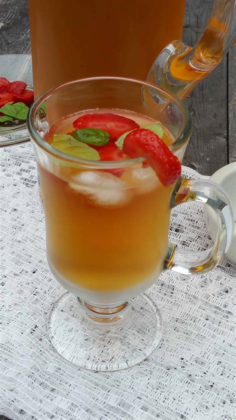 Strawberry Mint Iced Tea Recipe Teaspoon Of Goodness
