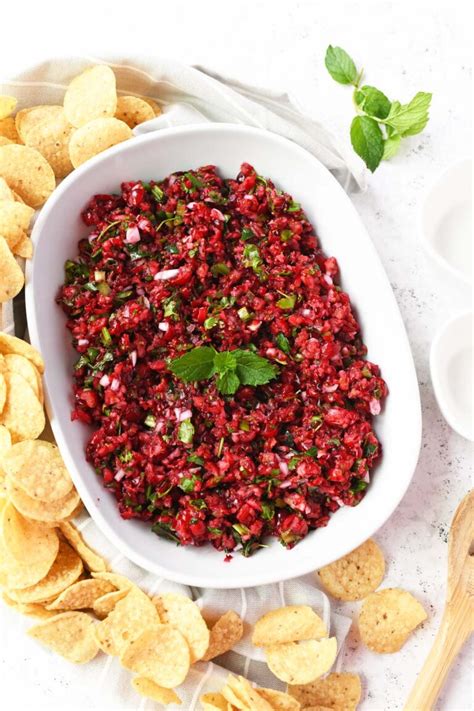 Cranberry Salsa Recipe Sizzling Eats