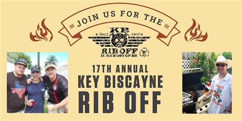 17th Annual Key Biscayne Rib Off In Memory Of Dr Bob Kemper Key