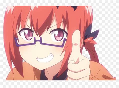View Thumbsup Thumbs Up Anime Emoji Hd Png Download