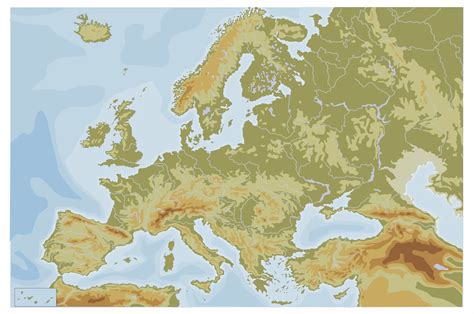 Mapa Mudo Fisico Europa Imprimir Mapa Sexiz Pix