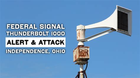 Federal Signal Thunderbolt 1000 Alert And Attack Independence Ohio